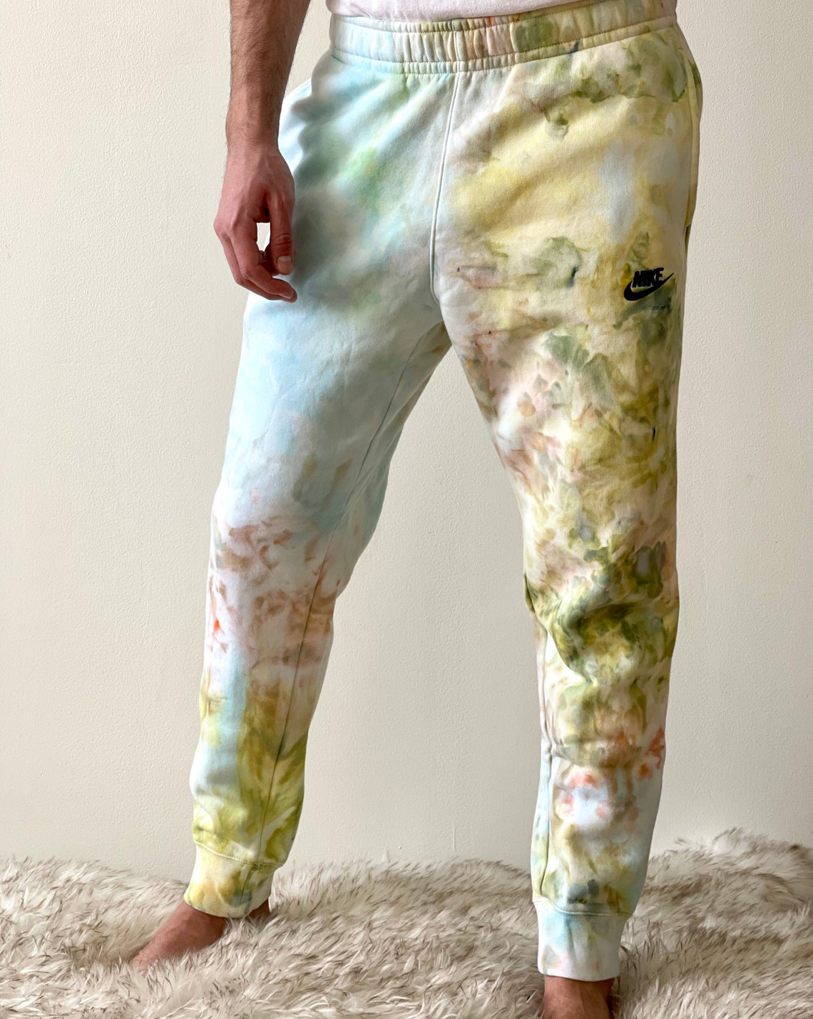 Tie Dye Nike Sweatpants Tie Dye Nike Joggers medium Etsy