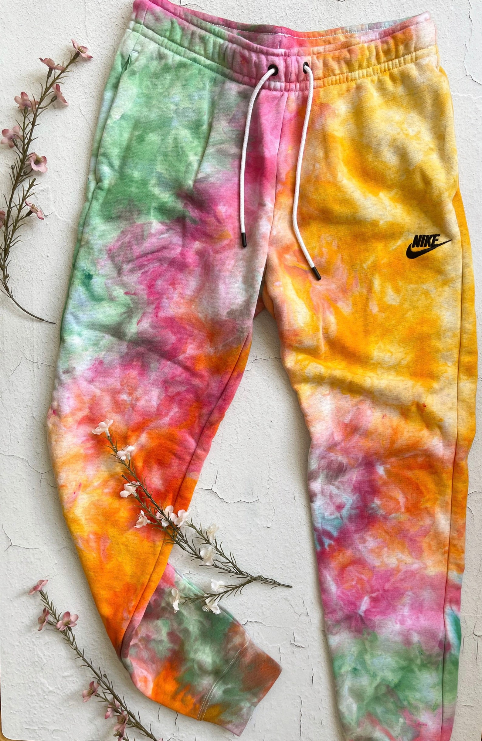 Tie Dye Nike Womens Joggers Tie Dye Nike Sweatpants en Etsy