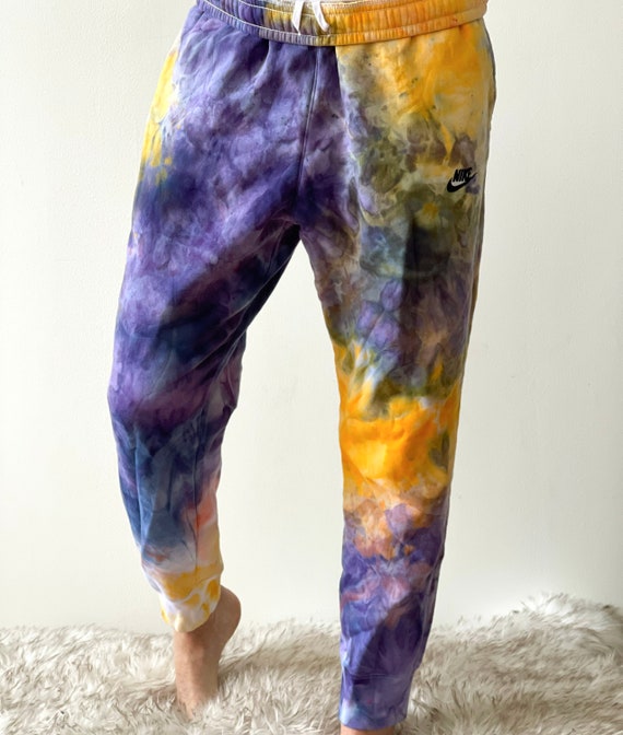 Tie Dye Nike Sweatpants/Joggers Tie Dye Pants extra large | Etsy