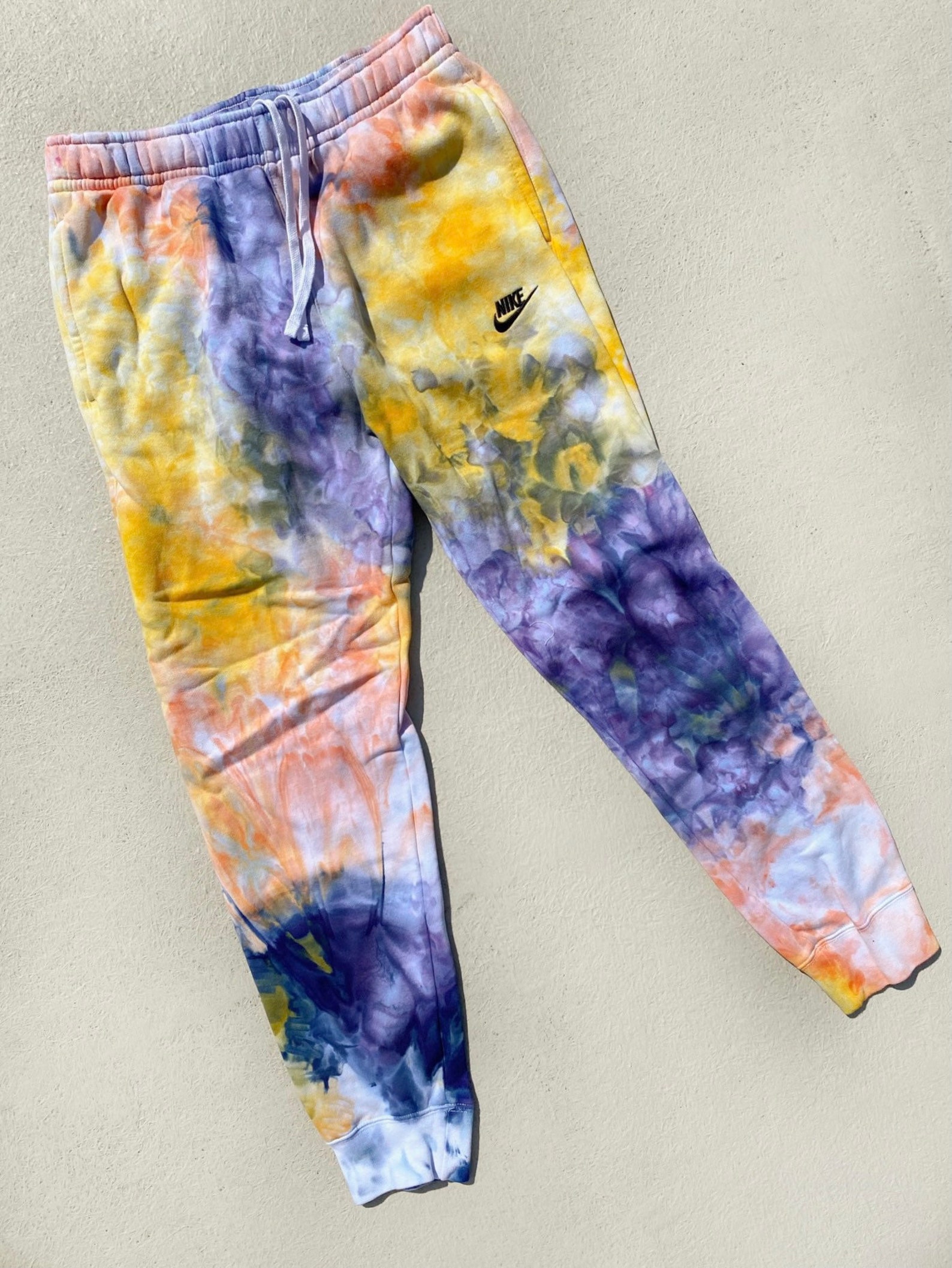Tie Dye Nike Sweatpants Tie Dye Nike Joggers medium Etsy