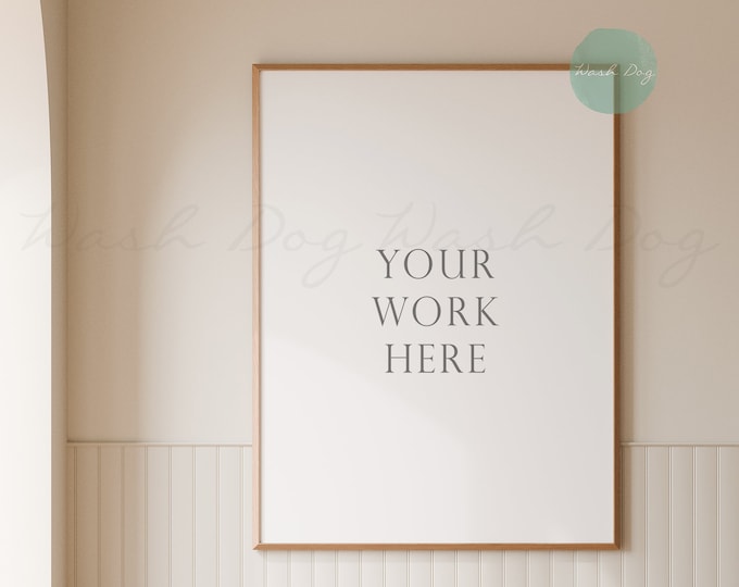 Frame 3x4 mock up, Picture mockup, Wood frame digital, Simple mock up, Frame vertical mockup, Frame mock up interior, Digital frame download