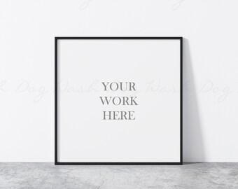 Download Black Frame Mockup Etsy