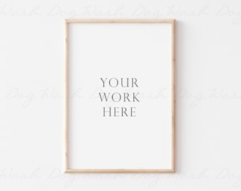 Download Vertical White Frame Mockup Vertical Frame Template Photo Etsy PSD Mockup Templates