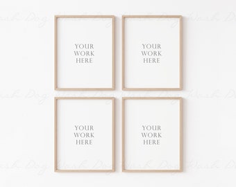 Four frames mockup, Four vertical frame, Set of four frame, 4 digital frame, 4 vertical frame, Four frame digital, Four vertical mock ups