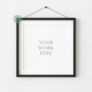 Rammodell, Modellram, Fyrkantig rammodell, Ramväggmodell, Enkel rammodell, Fyrkantig digital ram, PSD, PSD-ram, mockup.