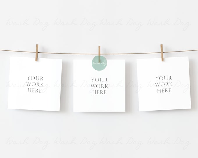 3 Seating card mockup, Seating card template , Square card mockup, Seating mockup sign, Set of 3 card mock ups, Minimal seating cards mockup