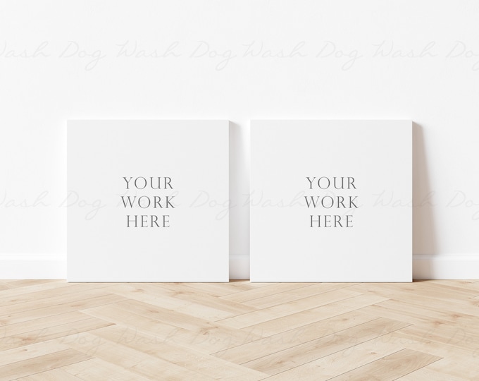 Two canvas mock ups, Two square canvas, 2 square canvas, Psd canvas mockup, Canvas, 2 square canvas mock, Canvas mockup two, Two canvas psd
