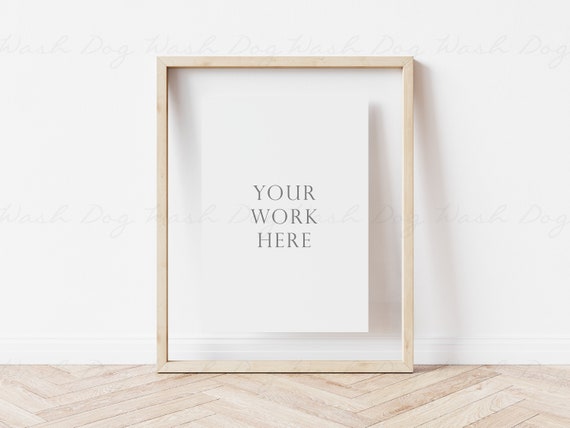 Download Vertical Frame Mock Ups Frame A4 Download Wooden Frame Etsy