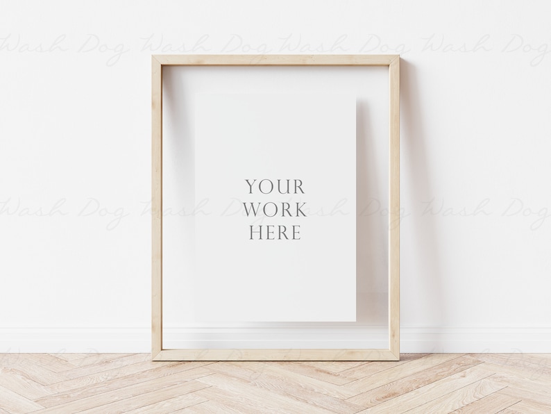 Din A4 frame mockup, Din A3 mockup, Wooden frame mockups, Editable frame, Din A4 frame, Glass frame mockup, Digital wood frame image 1