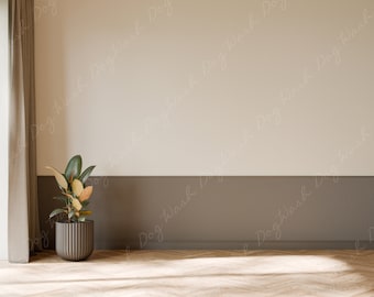Blank wall mock up, Empty wall mockup, Interior design template, Minimalist mockups, Scene display, Wall art mockup, Clean file for mock up