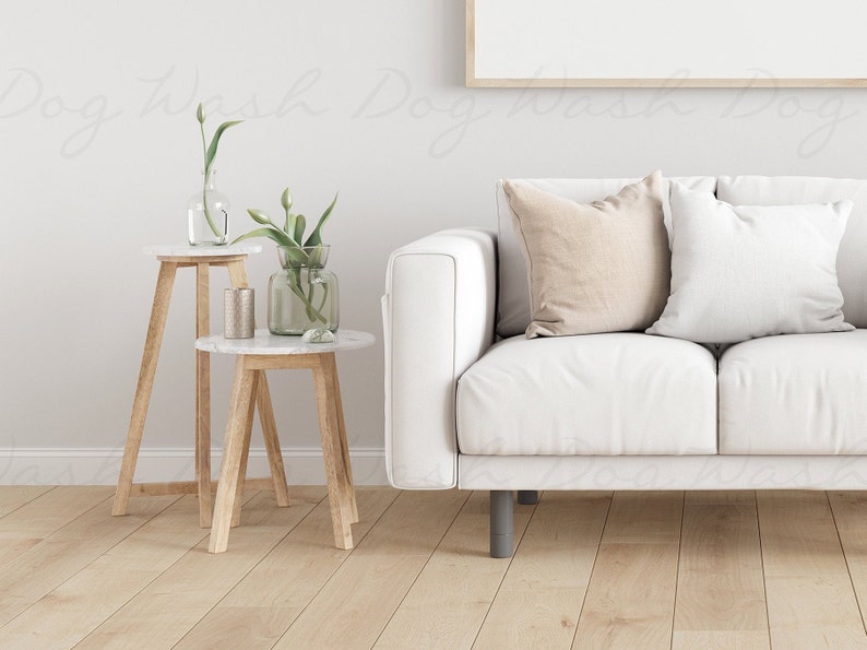 Download Living room frame mockup Horizontal frames Scandinavian | Etsy