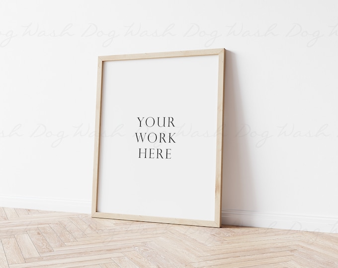 Vertical frame mock up, Wood floor mockup, Digital wood frame, Vertical frame, Wood frame mock up, Wood sign digital, Vertical poster mockup