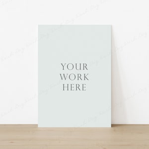 5x7 Vertical Canvas Mockup, 5x7 Canvas Mockup for Artwork, Modern Mockup, Painting Display Mockup, Living Room Canvas Mockup, Digital Mockup
