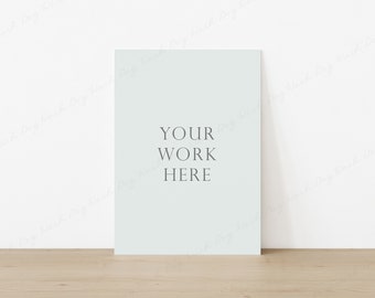 5x7 Vertical Canvas Mockup, 5x7 Canvas Mockup for Artwork, Modern Mockup, Painting Display Mockup, Living Room Canvas Mockup, Digital Mockup