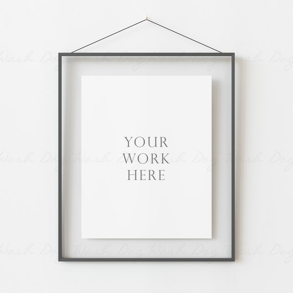 Hanging Glass Frame Etsy