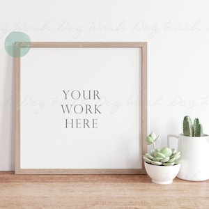 Wood sign mockup, Square mockup, Wooden frame, Wood sign, Mockup wood sign, Sign mockup, Blank frame mockup, Square frame, Farmhouse sign