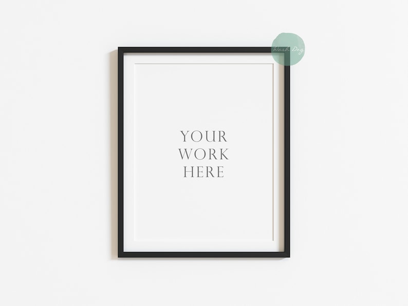 Black Vertical Mockup Frame 11x14 Frame Digital 11x14 Mock Etsy UK