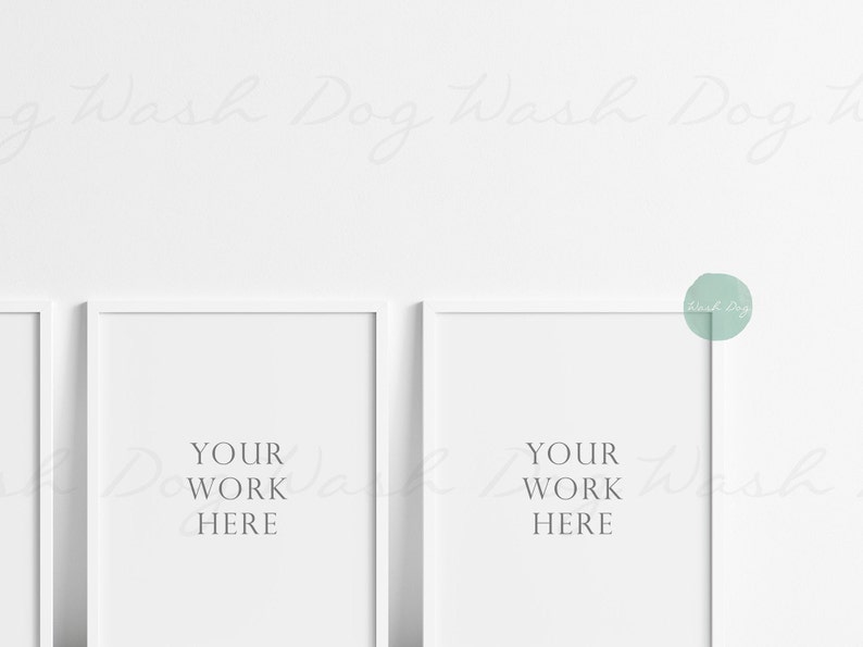 Three Frame Mockups, Three Frames, Mockups 3 Frame, 3 Vertical Frames ...