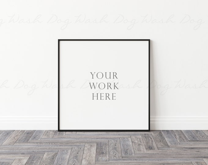 Square frame digital, Black square frame psd, Square thin frame, Frame square mock, Wood floor, Black thin square frame, Thin frame mock ups