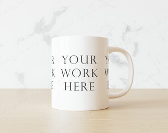 Mug Mockup, Coffee Mug Mockup, White Mug Mockup, Cup Mockups, Blank Mug Mockup, Ceramic Mug, Sublimation Mug, Digital Mockup, Product Mockup