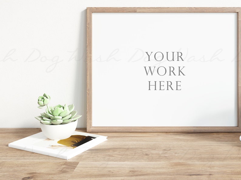 Horizontal frame digital Wood sign mock ups Sign mock up Mockup wood Horizontal wood sign Frame digital Wood picture frame Horizontal