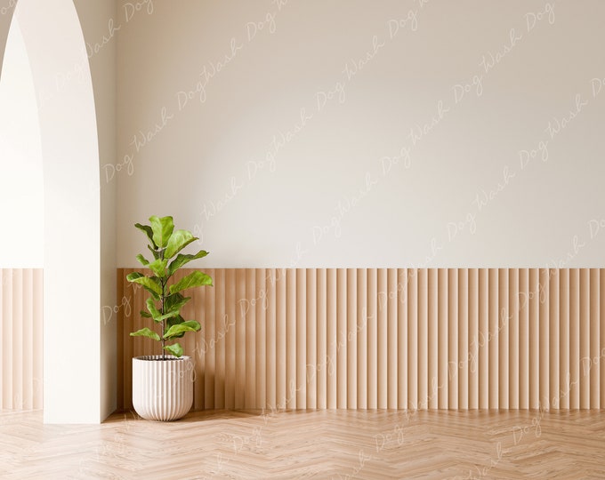 Wall art mockup, Blank wall mock up, Warm white wall, Interior display, Welcome scene mockup, Backyard wall mockup, Gallery wall, Empty wall