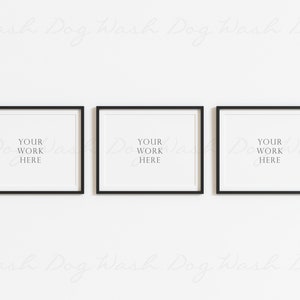 Trio Collage Frame - Black & White, 4x6