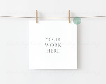 Seating card mockup, Card chart, White card mockup, Blank card, Seating card chart, Square card mockup, Card template, Hanging card mockup,