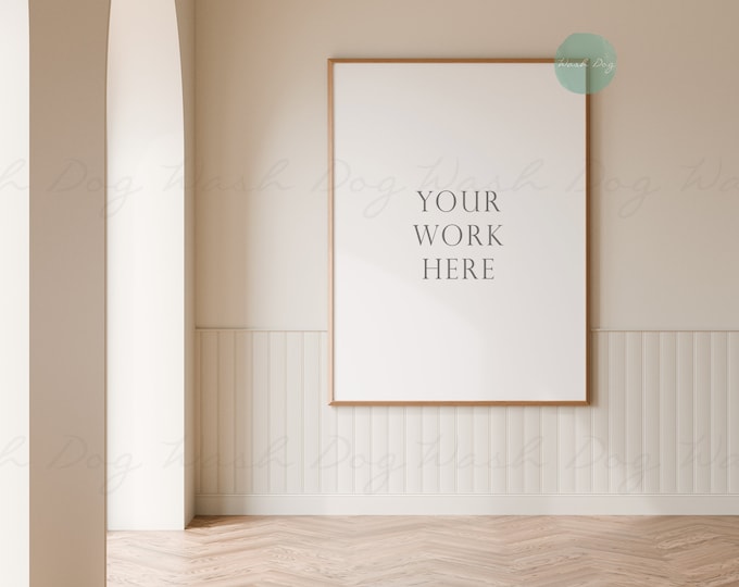 Frame 3x4 mock up, Picture mockup, Wood frame digital, Simple mock up, Frame vertical mockup, Frame mock up interior, Digital frame download