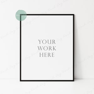 Photo frame mockup black, Thin black frame, Vertical frame, Black digital frame, 8x10 black frame, Frame vertical, Vertical black frame