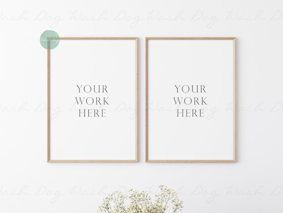 Two frame mock up, Vertical frame mockup, Set of 2 frame mockup, Farmhouse sign mockup, Gallery wall mockup, Picture frame set, Mockup frame