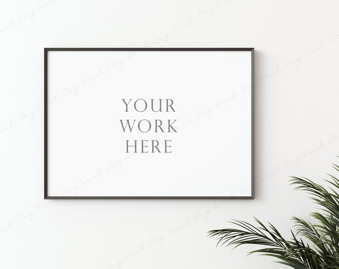 Frame 5x7 mock up, Gray frame mockup, Large picture frame, Photo mockup, Simple frame mockup, Backyard wood sign mockup, Digital frame PSD