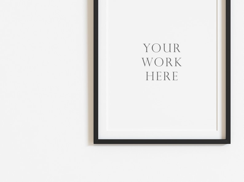 Download Black vertical mockup frame 11x14 frame digital 11x14 mock ...