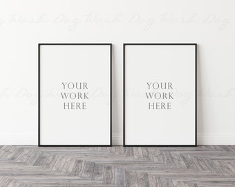 Two vertical frame mock, 2 vertical frames, Frame two psd, Digital frames two, Two frame black, Vertical two mock, 2 frame, Two black frames