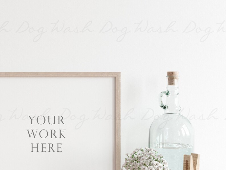 8x10 frame mockup Wood sign mockup Empty digital frame Horizontal mockup Wood frame mockup Horizontal frame mockup 8x10 wood frame