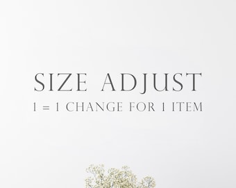 SIZE ADJUST