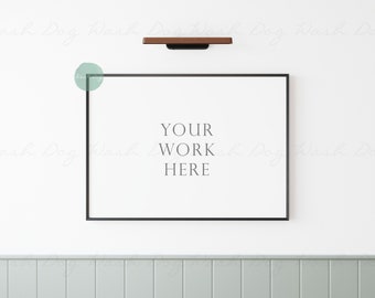 Frame mockup horizontal, Thin black frame, 5x7 Picture frame, Frame 5x7 mock up, Minimal frame mockup, Frame mockup landscape, Frame mockups
