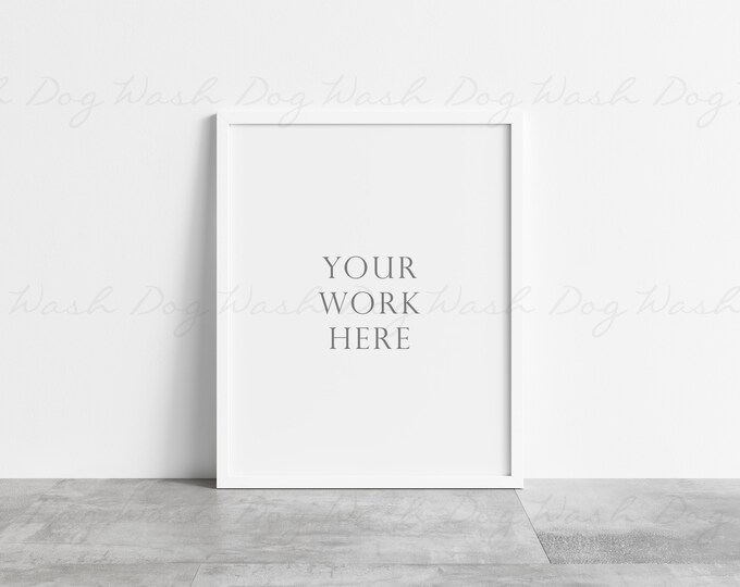 Vertical mockup frame, Minimal mockup, White frame digital, Concrete mock up, Vertical, Frame white, Vertical frame digital, Canvas mockup
