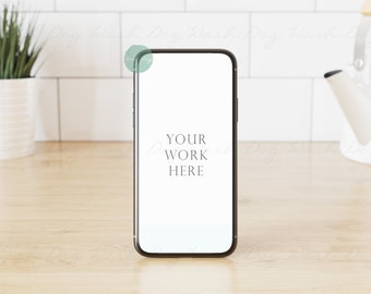 Simple phone mockup, iphone mock, Phone template, Flatlay phone mockup, Brand mock up, Mobile mockup, Website mockup, Minimal phone mock up