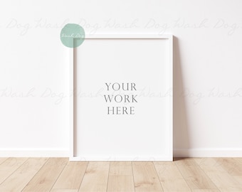 White picture frame, Frame vertical, 8x10 white frame, Vertical white frame, Digital frame, Vertical, Mock up picture frame, Mock up frame