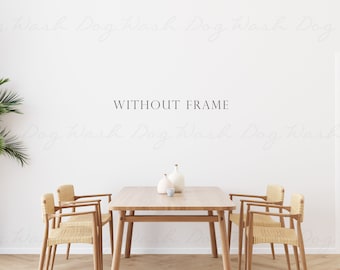 Farmhouse wall mockup, Mockup dining room, Room mockup blank wall, Dining room mockup, Farmhouse mockup, Wall art mockup, Empty wall mockup