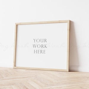 Horizontal frame mockup, Sign mockup, Blank wooden sign, Horizontal frame, Horizontal frame digital, Horizontal wood frame, Digital frame