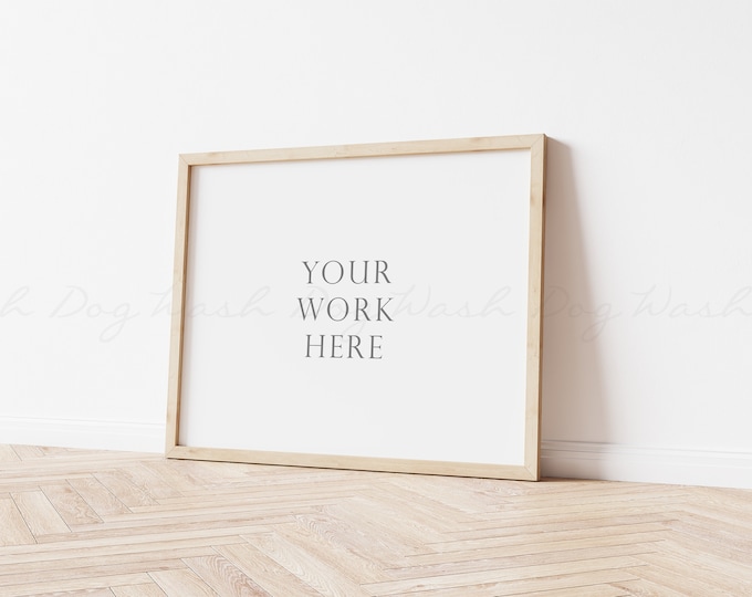 Wood sign mockup horizontal, Framed sign mockup, Blank wooden sign, Horizontal frame, Wood mock up, Horizontal mock, Horizontal wood frame