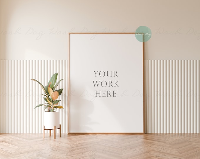 Framed wall art, Mockup frame, Vertical mock up, 3x4 frame mockups, Single frame, Mockup bilderrahmen, Frame with plant, Mock up poster, PSD