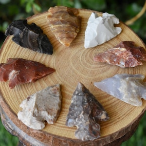 1&#39;&#39; Fancy Jasper  Arrowhead Point ~ Indian Agate Spearhead Points Jewellery Making And Wire Wrapping, Beautiful Display Piece