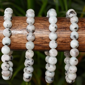 Kiwi Jasper Bracelet 4mm, 6mm, 8mm, 10mm A Round Bead Bracelet,  Gemstone Bracelet Healing Stones