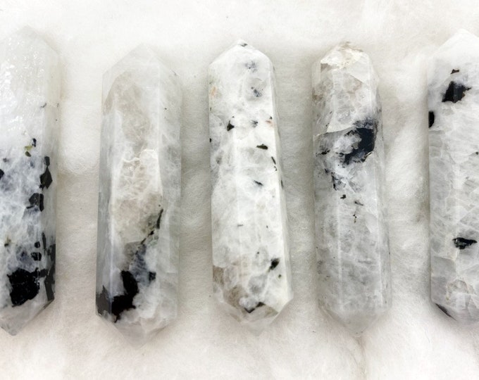 Selenite 7 Point Energy Generator With Crystal Pyramid Ideal Etsy