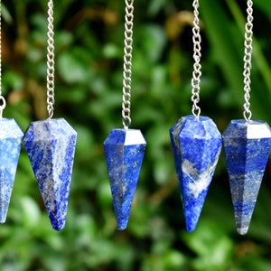 Lapis on sale lazuli pendulum