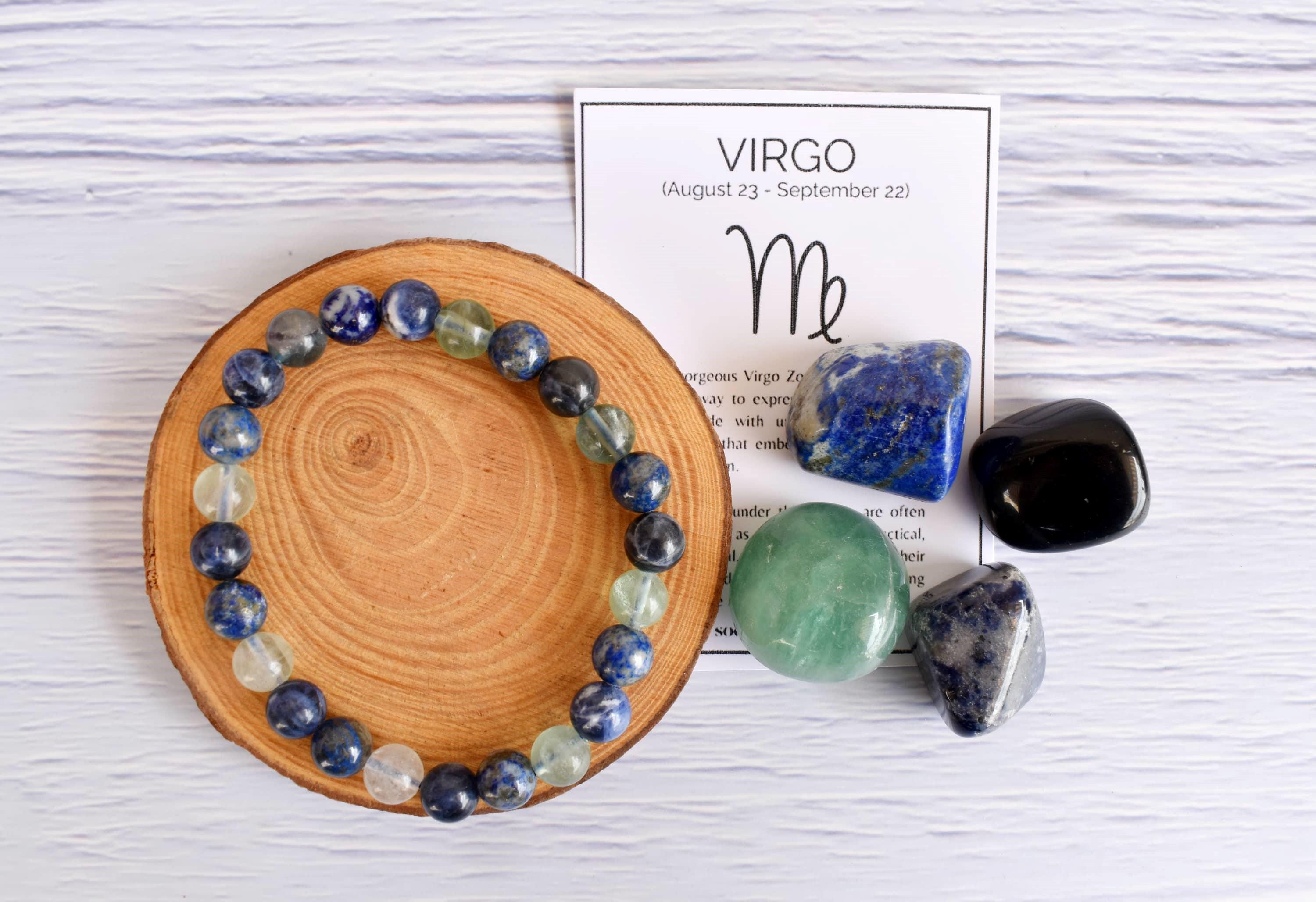 Wholesale 5 Kits VIRGO Zodiac Crystals Kit, VIRGO Birthstones