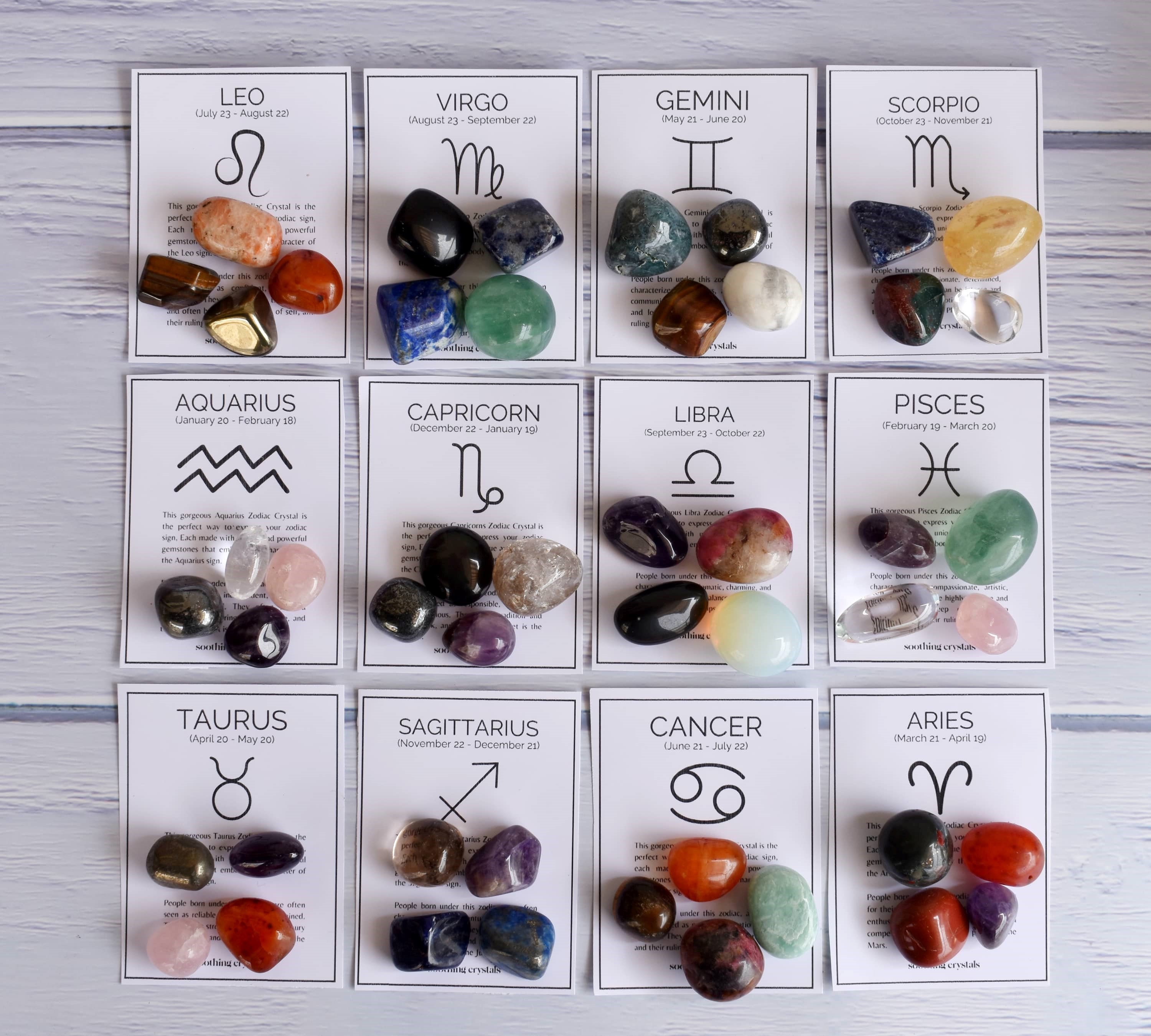 Set 18 Pietre Portafortuna Per Bambini - Cristalli Curativi Naturali Per Meditazione E Decorazione - Foto 9